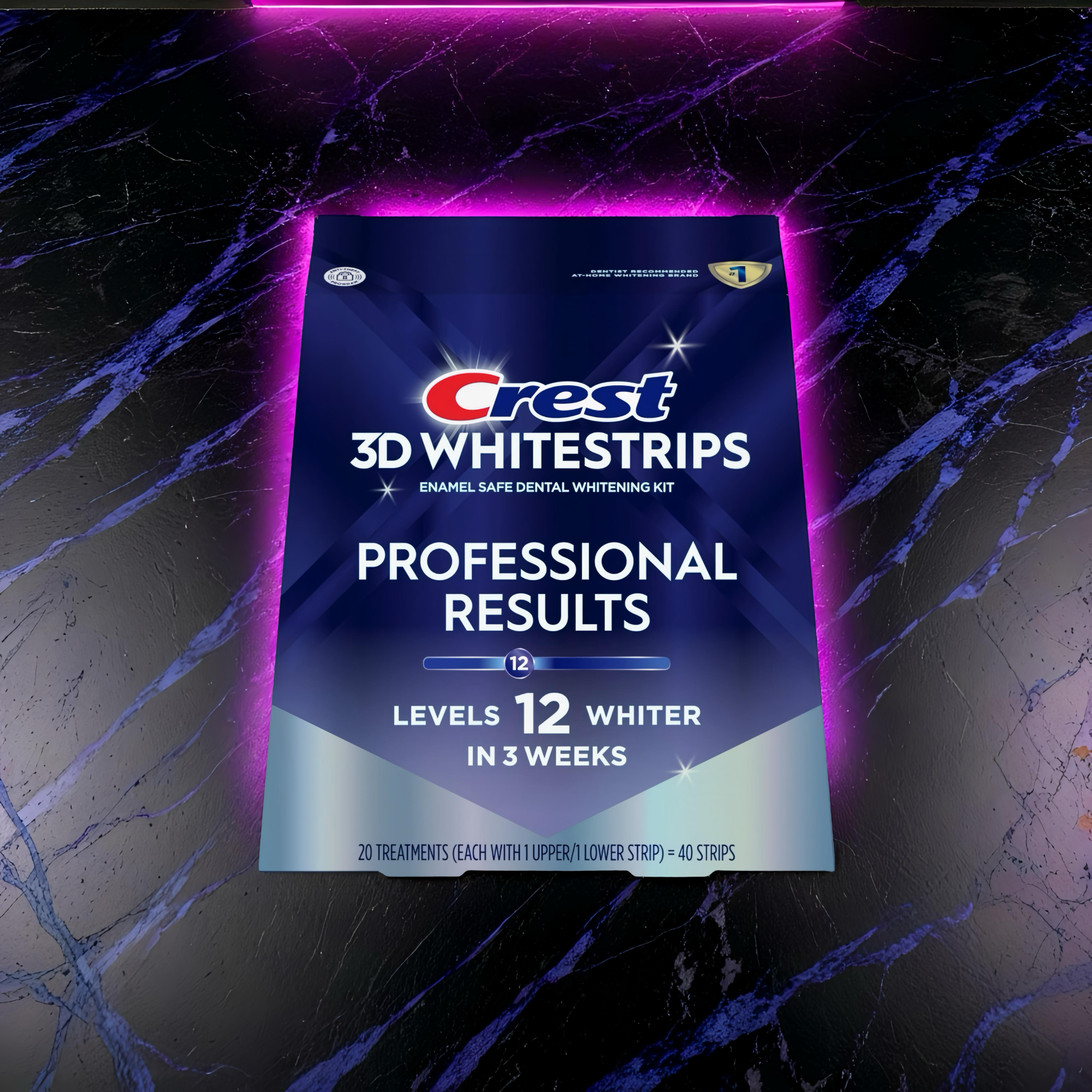 Crest 3D White Strips Professional Effects (Boîte Complète)