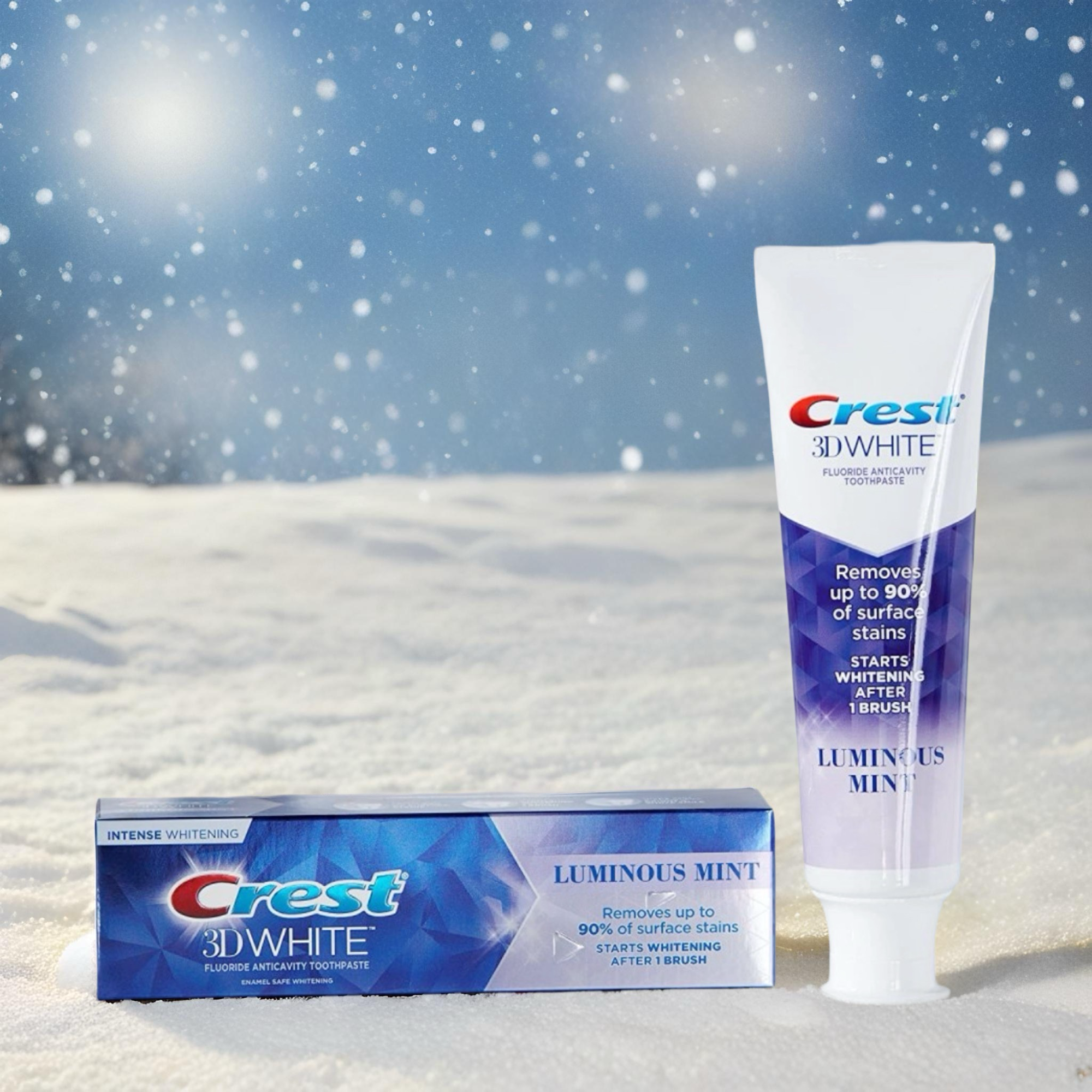 DENTIFRICE - CREST 3D WHITE LUMINOUS MINT