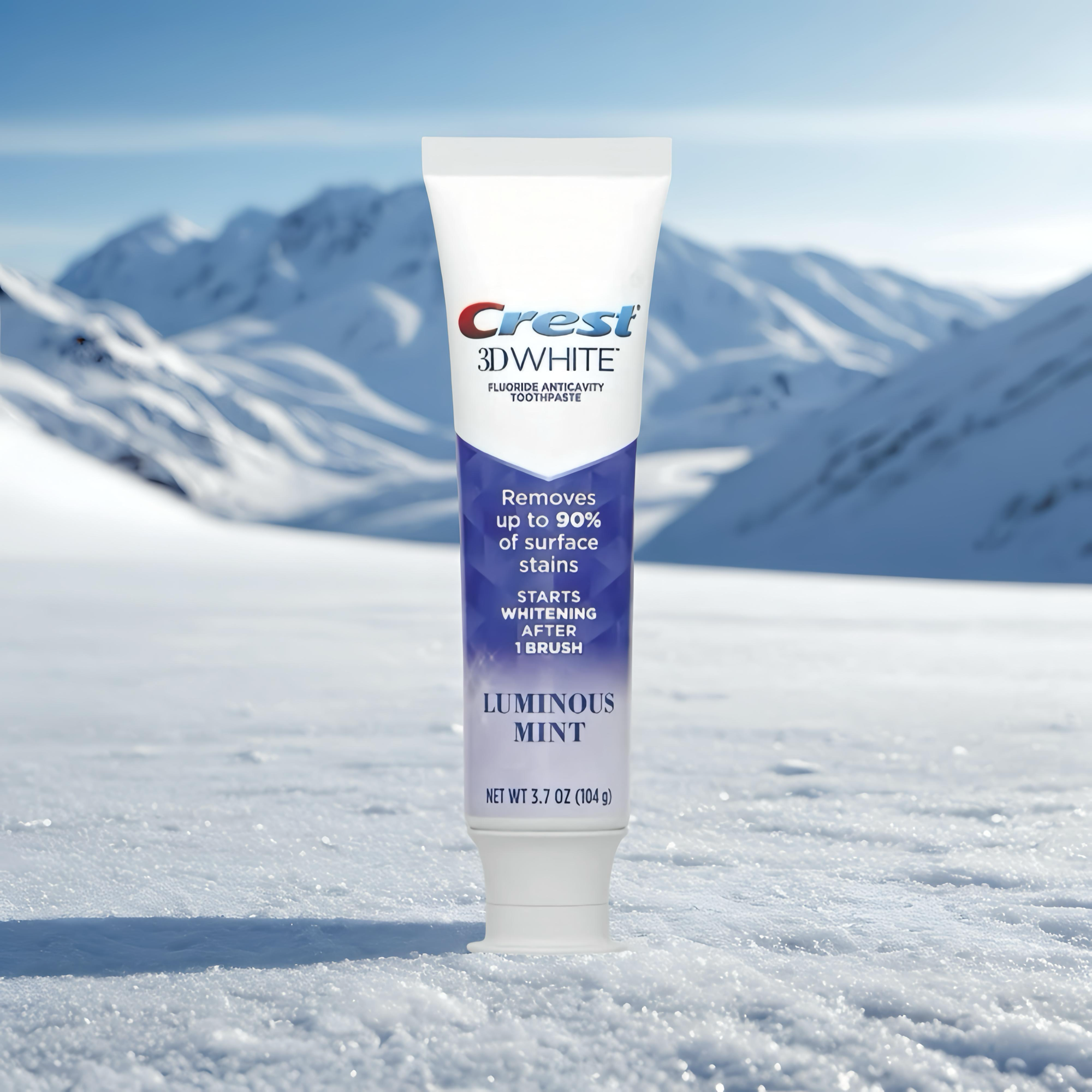 DENTIFRICE - CREST 3D WHITE LUMINOUS MINT