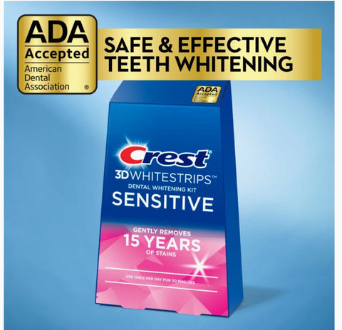 Crest 3D Whitestrips -  sensitive ( Pour les dents sensibles )