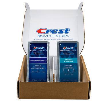 Crest 3D Whitestrips Professional Effects + Bonus 1 Hour Express Whitestrips ( PACK DE 2 )